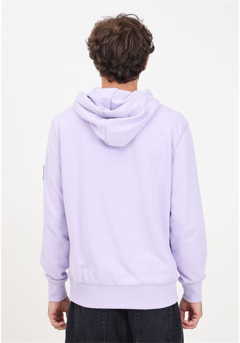 Lilac men's hoodie embellished with CK monogram crest CALVIN KLEIN JEANS | J30J323430VFRVFR